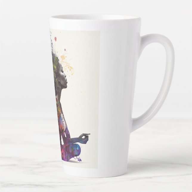 Inspired Woman Embrace Latte Mug (Right)