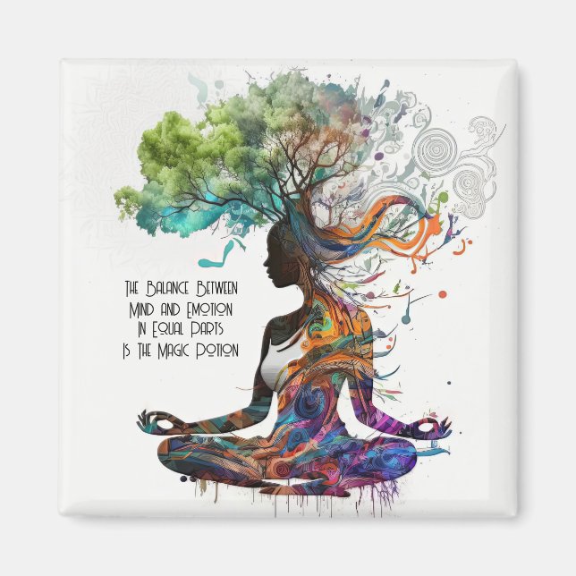 Inspired Woman Magic Potion  Magnet (Front)