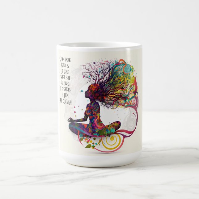 Inspired Woman Open Heart Mug (Center)