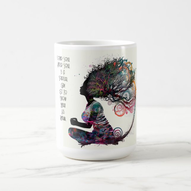 Inspired Woman Spiritual Gem Mug (Center)