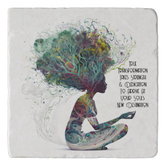 Inspired Woman Transformation Trivet