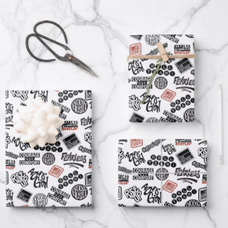 Inspired Wrapping Paper Sheets