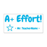 [ Thumbnail: Inspiring "A+ Effort!" Grading Rubber Stamp ]