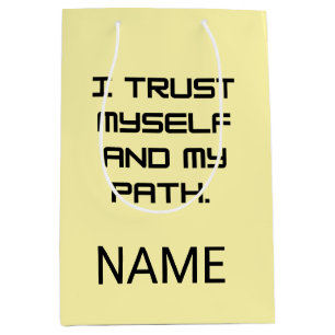 Inspiring Affirmations & Self Trust Gifts Medium Gift Bag