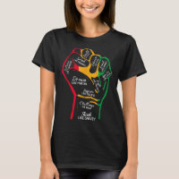 Inspiring Black Leaders Power Fist Hand Black Hist