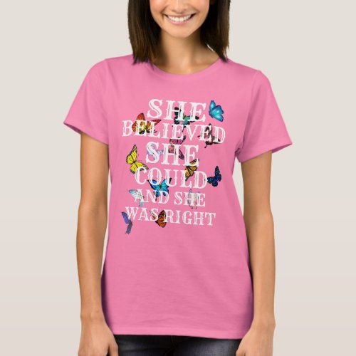 Inspiring Butterfly T_Shirt