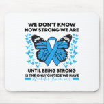 Inspiring Diabetes Awareness Month Blue Ribbon But Mouse Pad