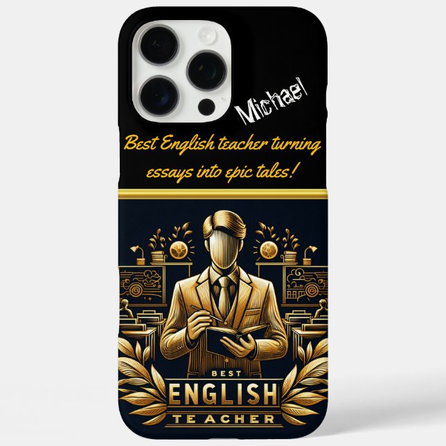 Inspiring English Teacher Leading Class Case-Mate iPhone Case (Back)