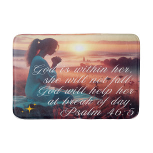 'Inspiring Faith' Bath Mat