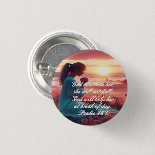 'Inspiring Faith' Round Button