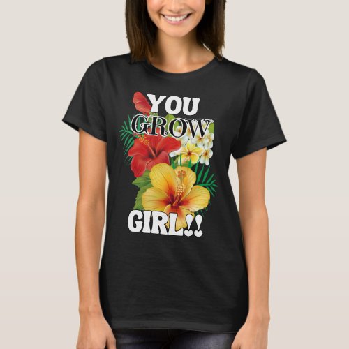 Inspiring Flower  T_Shirt