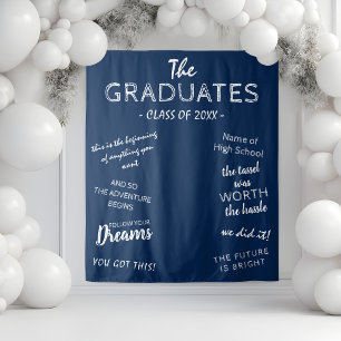 Inspiring Graduation Party Photo Backdrop