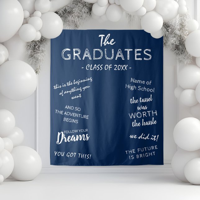 Inspiring Graduation Party Photo Backdrop (Creator Uploaded)
