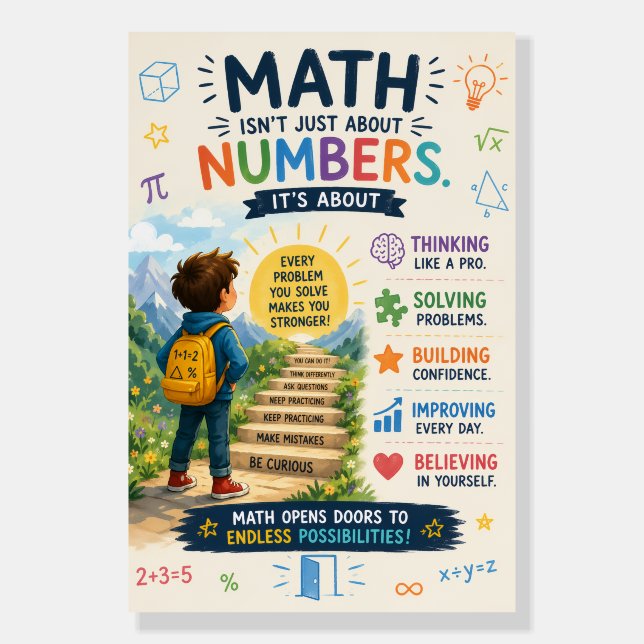 Inspiring Growth Poster for Young Minds (Front)
