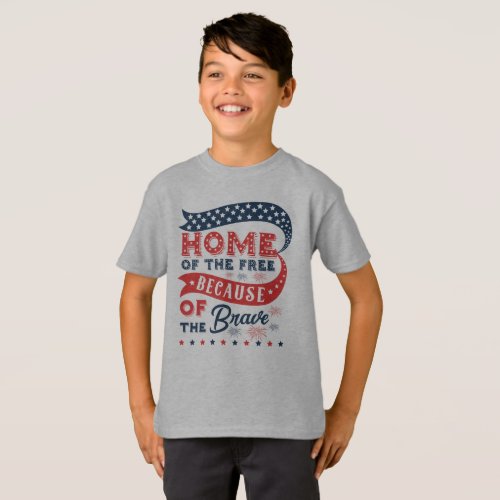 Inspiring Home of the Free Veterans Day Shirt