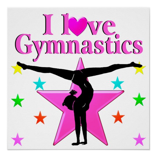 inspiring-i-love-gymnastics-design-poster-zazzle