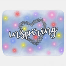 Inspiring in White and Black with Heart and Stars