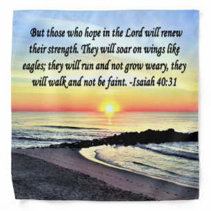 INSPIRING ISAIAH 40:31 BANDANA