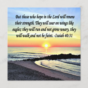 INSPIRING ISAIAH 40:31 INVITATION