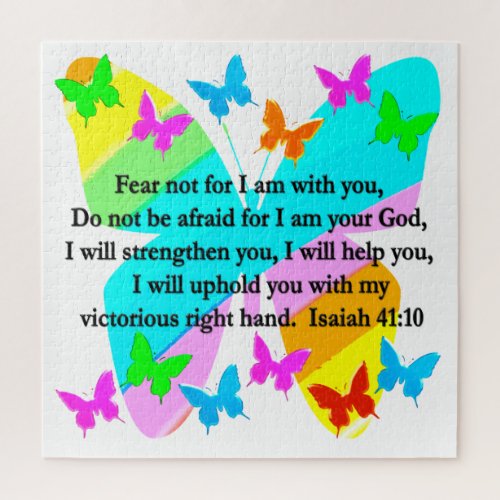 INSPIRING ISAIAH 4110 BIBLE VERSE DESIGN JIGSAW PUZZLE