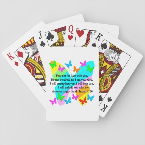 INSPIRING ISAIAH 4110 BIBLE VERSE DESIGN PLAYING CARDS