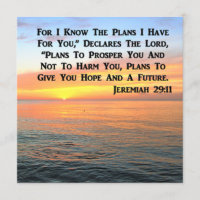 INSPIRING JEREMIAH 29:11 SUNRISE