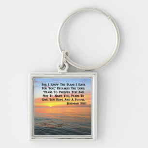 INSPIRING JEREMIAH 29:11 SUNRISE KEYCHAIN