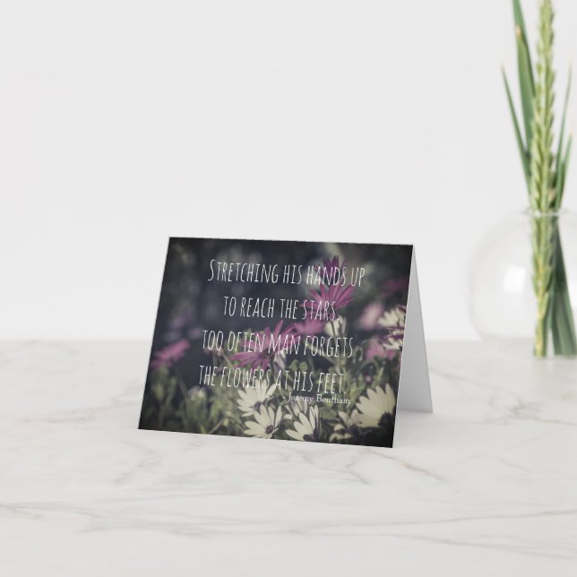 Inspiring Jeremy Bentham Quote Card (Front)