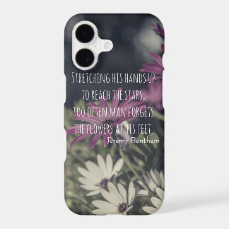 Inspiring Jeremy Bentham Quote iPhone 17 Case