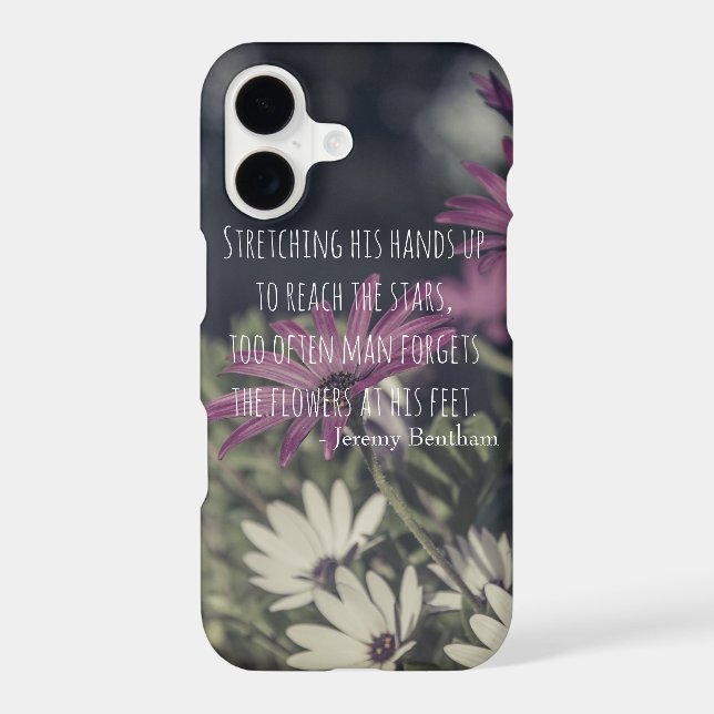 Inspiring Jeremy Bentham Quote Case-Mate iPhone Case (Back)