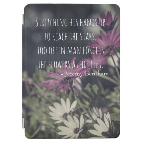Inspiring Jeremy Bentham Quote iPad Air Cover