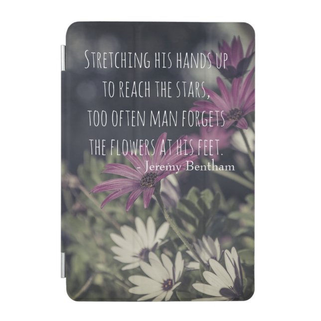 Inspiring Jeremy Bentham Quote iPad Mini Cover (Front)