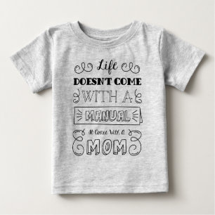 Inspiring Life and Mom's Quote   Bodysuit
