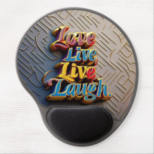 "Inspiring Life Motivational Quotes" Gel Mouse Pad