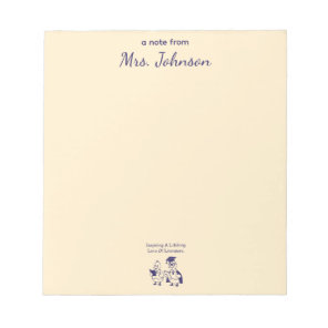 Inspiring Lifelong Love Of Literature Design Notepad