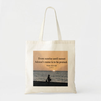 🛍️Inspiring Messianic Christian Psalm 133 Tote Bag