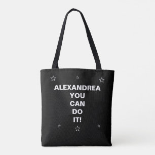 Inspiring Motivate Quote Saying Business Custom Tote Bag