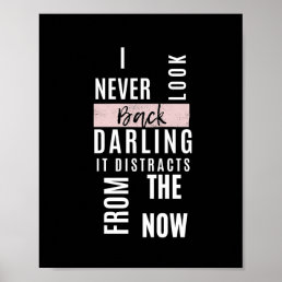Inspiring Motivation: Black Poster with Bold Quote