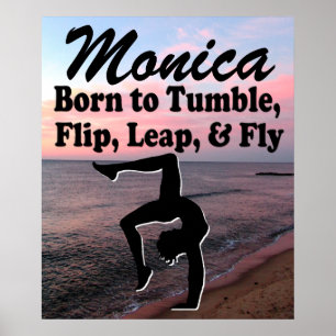 INSPIRING PERSONALIZED GYMNASTICS POSTER