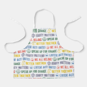 Inspiring Phrases Pattern Apron