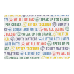 Inspiring Phrases Pattern Placemat