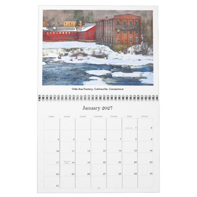 Inspiring Places 2015 Calendar (Jan 2027)