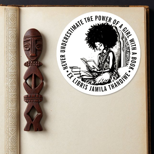 Inspiring "Power of a Girl" Ex Libris Bookplate (Creator Uploaded)