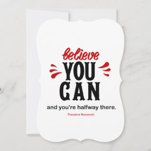 Inspiring Presidential FamousGreeting  Quote Card