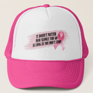 Inspiring Quote Breast Cancer Awareness | Hat