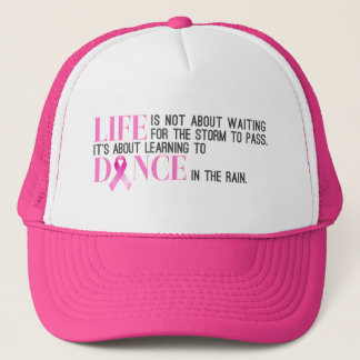 Inspiring Quote Breast Cancer Awareness | Hat