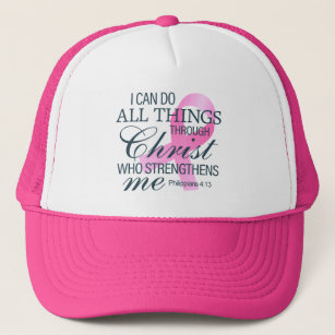 Inspiring Quote Breast Cancer Awareness   Hat