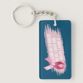 Inspiring Quote Breast Cancer Awareness | Keychain