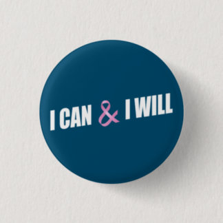 Inspiring Quote Breast Cancer Awareness Pin Button