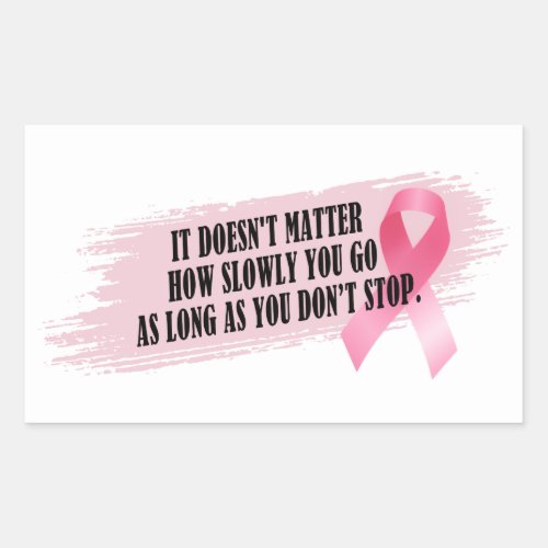 Inspiring Quote Breast Cancer Awareness  Sticker